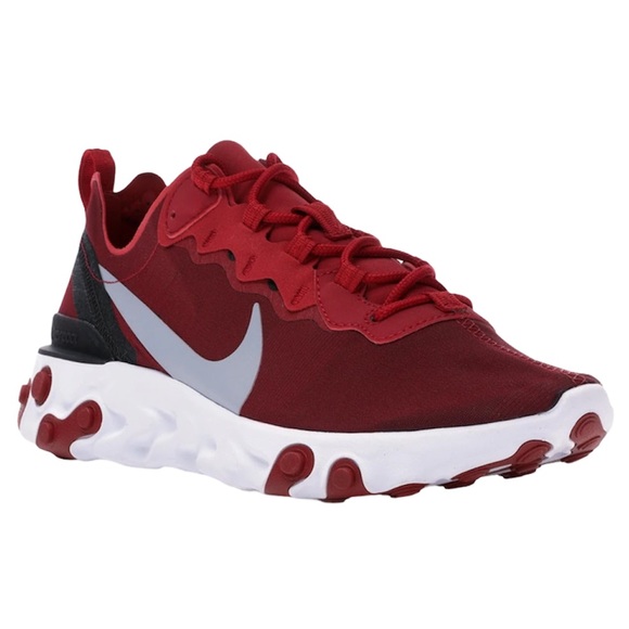 Nike React Element 55 Gym Red Men’s Size 10.5 New - Picture 5 of 13